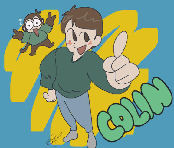 Fanart of a streamer