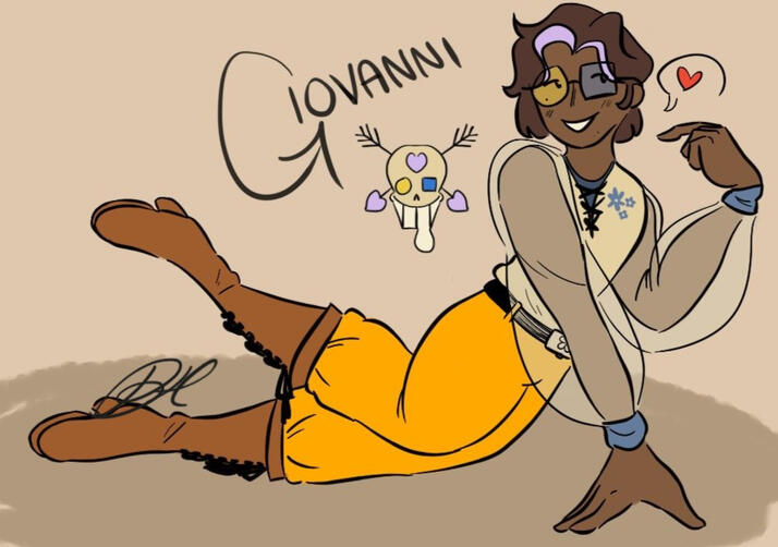 Old OC made on phone(added signature for branding purposes)