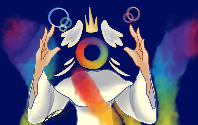 Birthday present for old mutual made on phone(added signature for branding purposes)