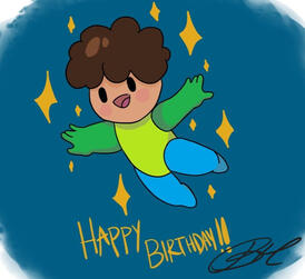 Birthday present for an old mutual made on phone(added signature for branding purposes)